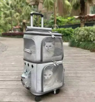 Double Decker Pet Trolley